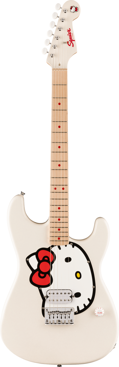 Fender x Hello Kitty White Stratocaster with Hello Kitty Case