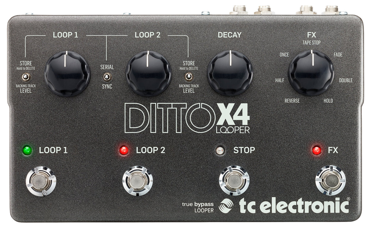 TC Electronic Ditto X4 Looper Pedal – Kanileʻa ʻUkulele & Guitar