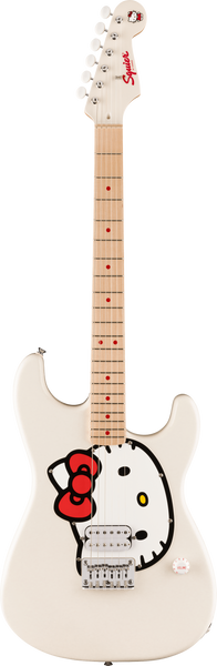 Fender x Hello Kitty White Stratocaster with Hello Kitty Case