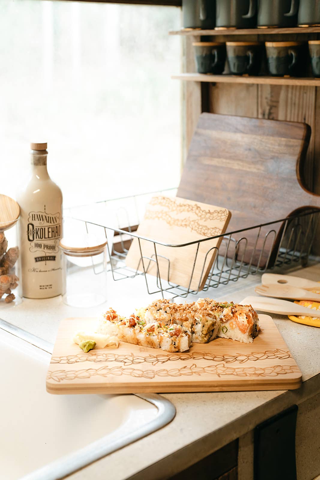 Pīkake Lei Bamboo Charcuterie Board (No Handle) – Kanileʻa