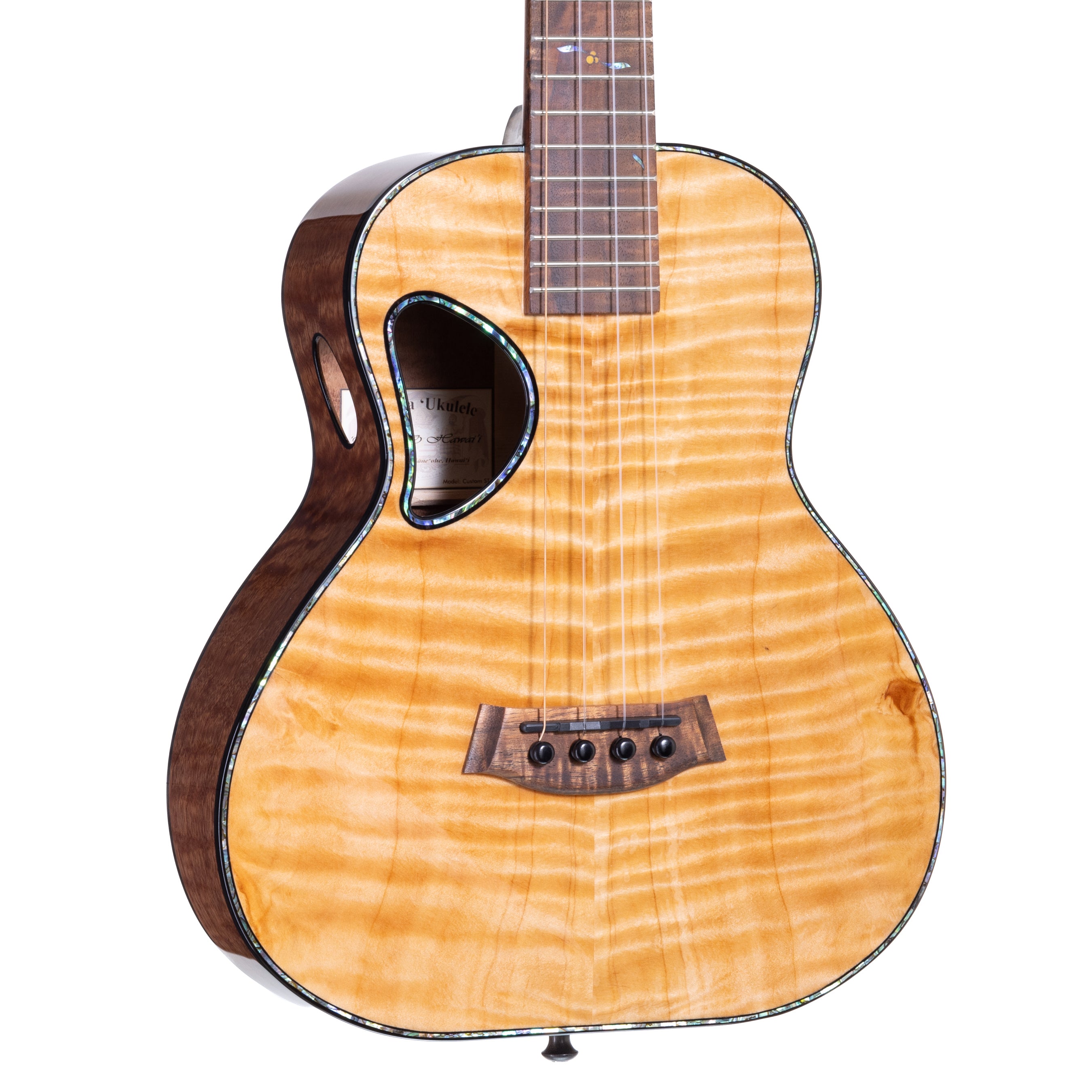 Custom Sapele/Port Orford Cedar Super Tenor – Kanileʻa ʻUkulele