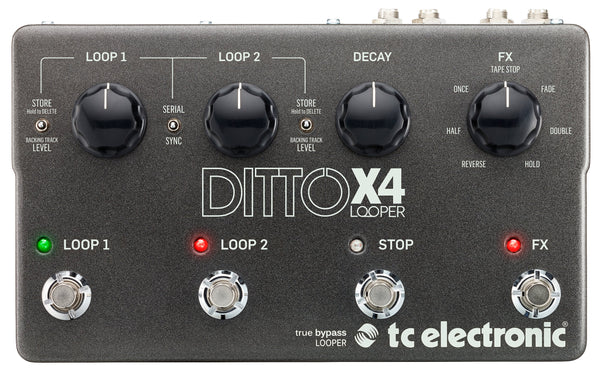 TC Electronic Ditto X4 Looper Pedal – Kanileʻa ʻUkulele & Guitar