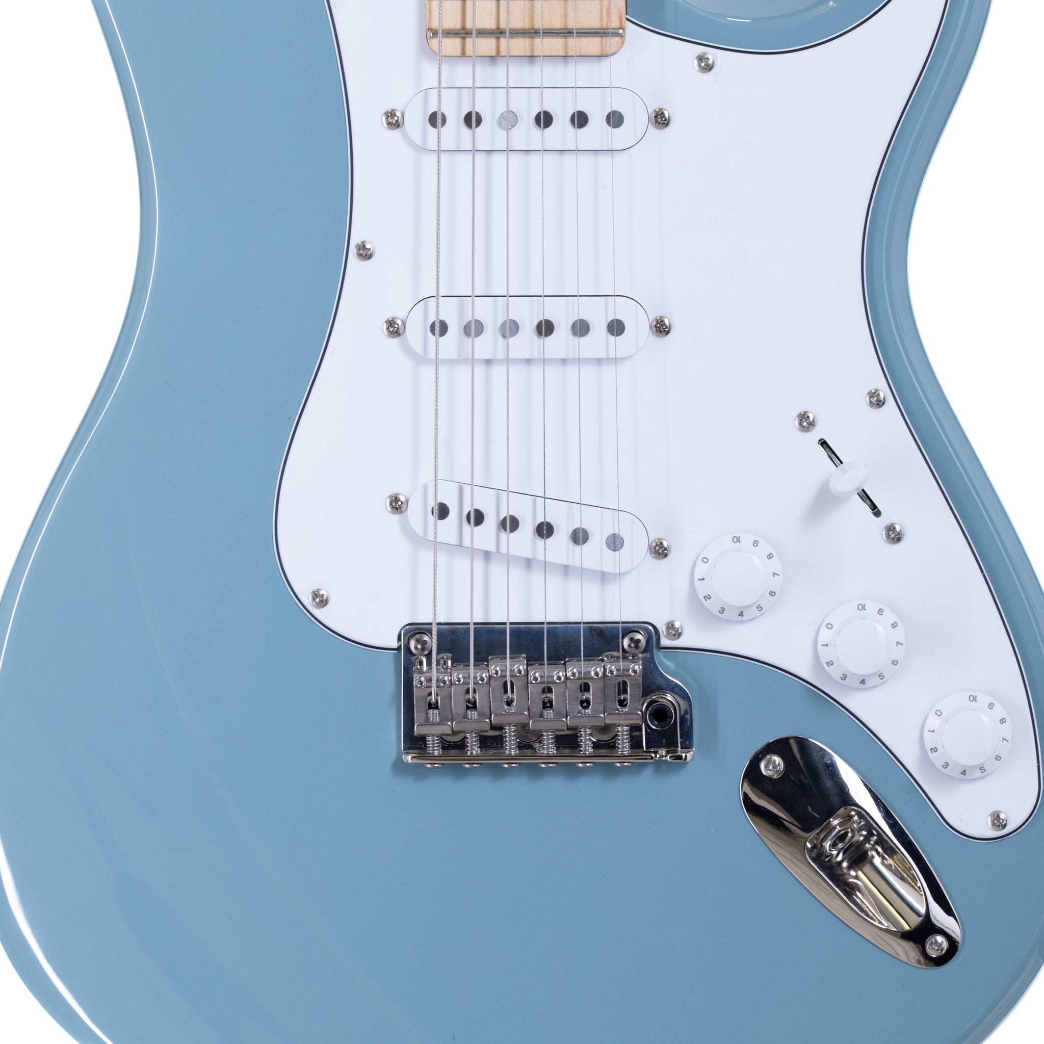 PRS SE Silver Sky Maple - Stone Blue – Kanileʻa ʻUkulele & Guitar