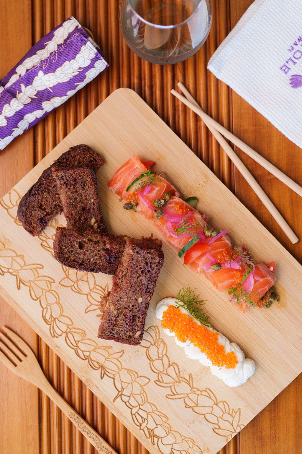 Pīkake Lei Bamboo Charcuterie Board (No Handle) – Kanileʻa