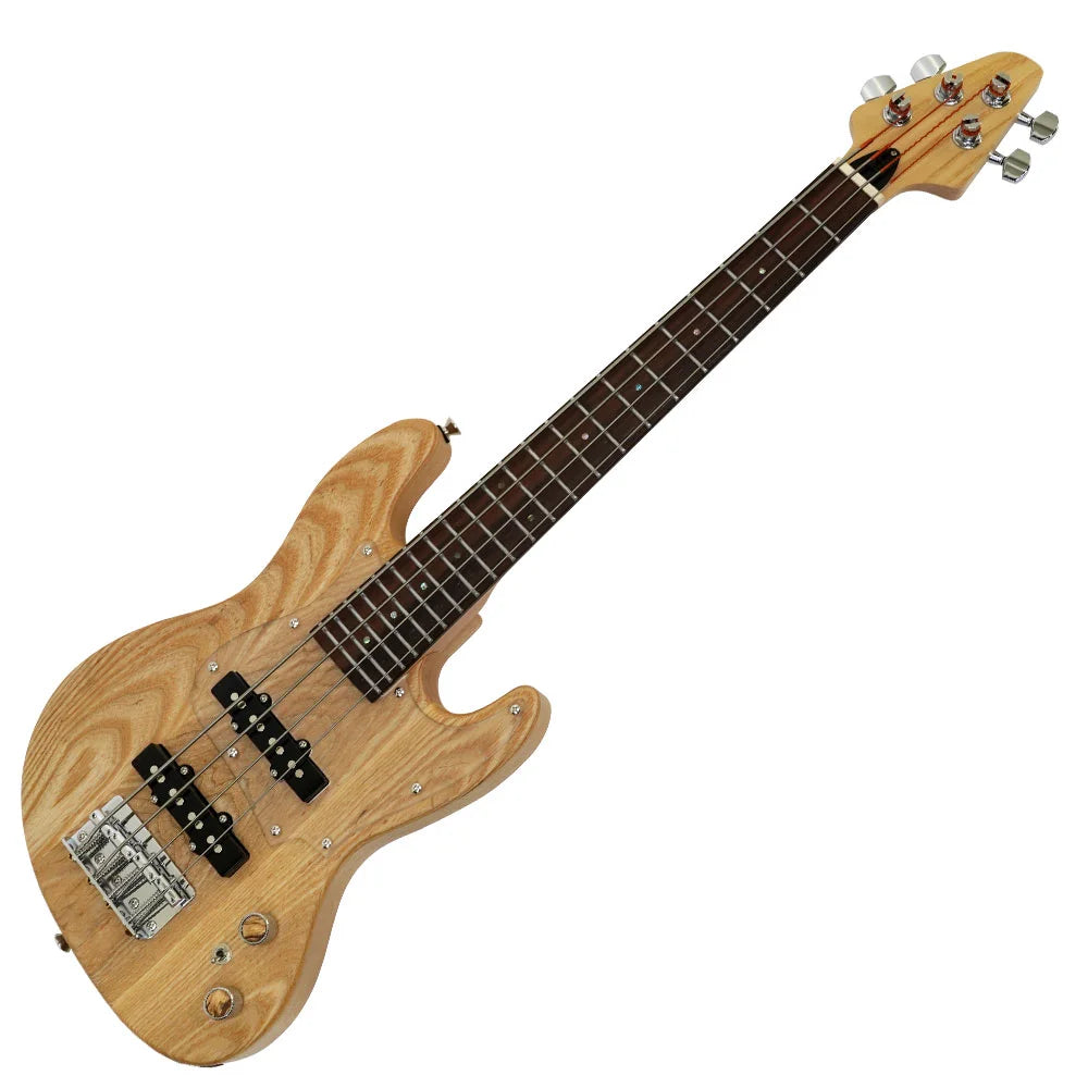Tiny Bass Natural Ash Jazz Bass 4-String – Kanileʻa ʻUkulele & Guitar