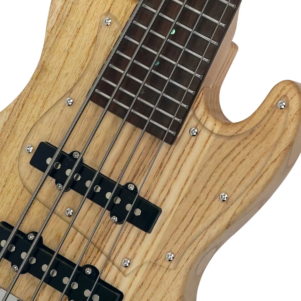 Tiny Bass Natural Ash Jazz Bass 5-String – Kanileʻa ʻUkulele & Guitar